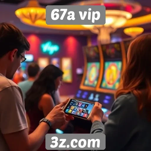 Experiência de jogos em dispositivos móveis no 67a vip